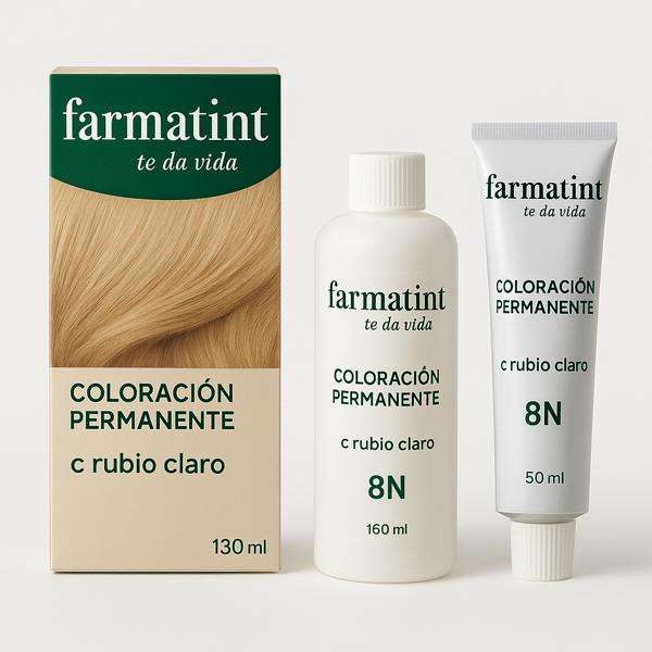 Farmatint c rubio claro 8n 130 ml tinte