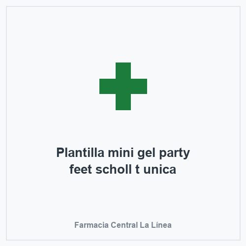 Plantilla mini gel party feet scholl t unica