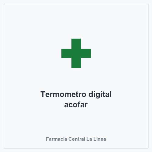 Termometro digital acofar