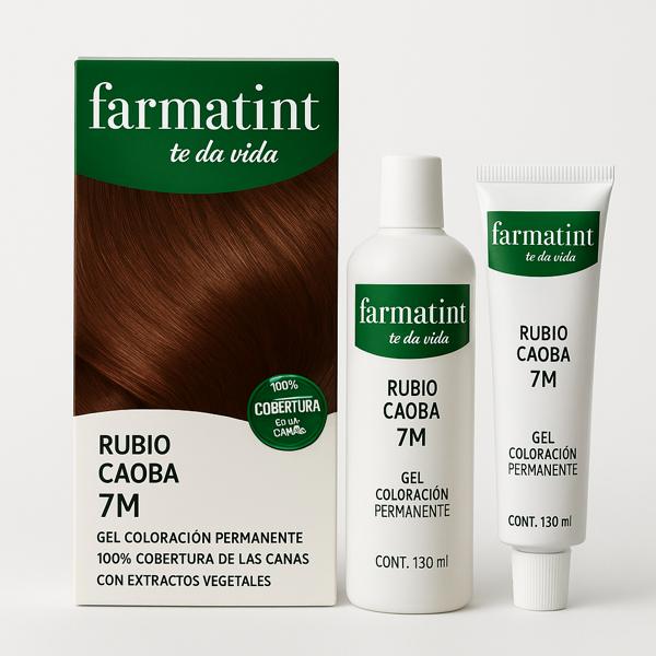 Farmatint c rubio caoba 7m 130 ml tinte