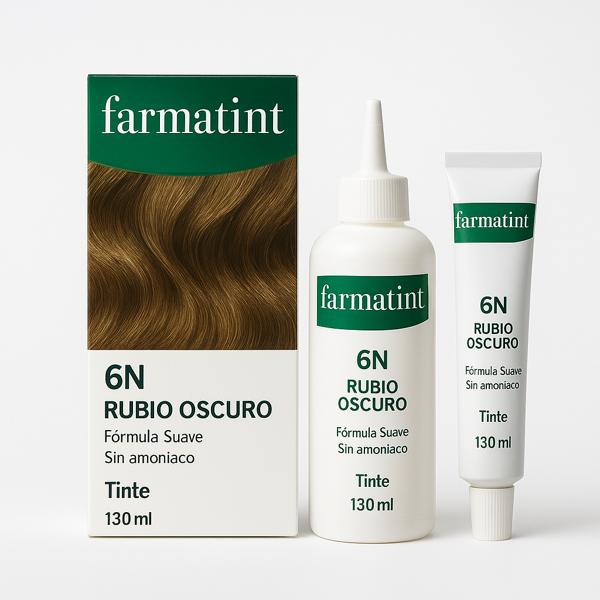 Farmatint c rubio oscuro 6n 130 ml tinte
