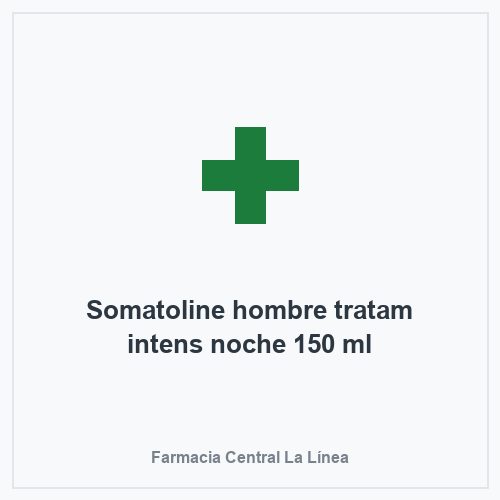 Somatoline hombre tratam intens noche 150 ml