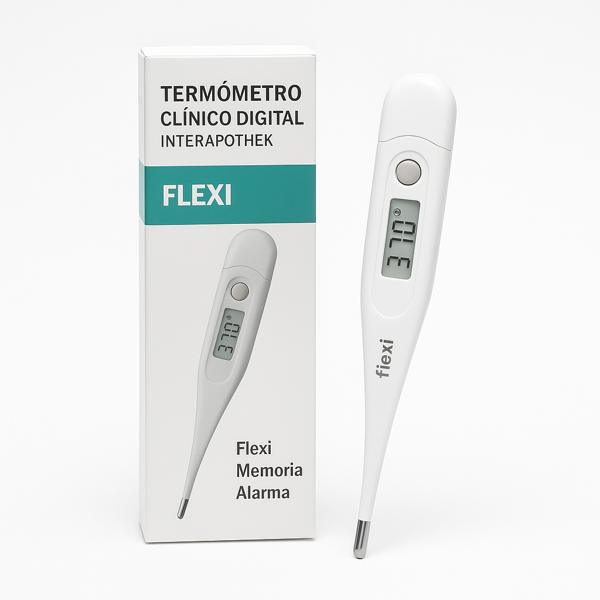 Termometro Clinico Digital Interapothek Flexi