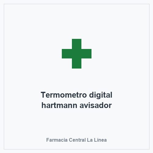 Termometro digital hartmann avisador