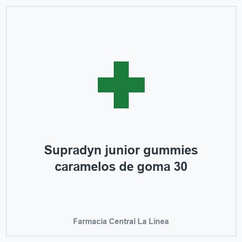 Supradyn junior gummies caramelos de goma 30