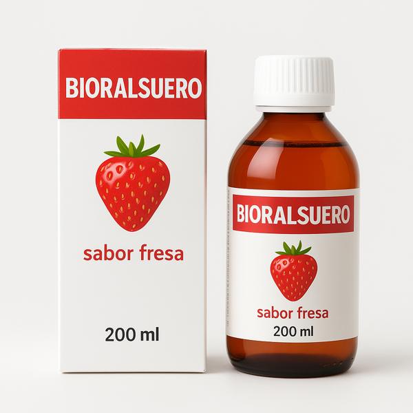 Bioralsuero 200 ml 3 brick sabor fresa