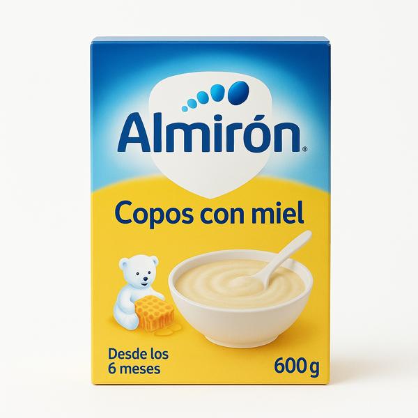 Almiron copos con miel 600 g