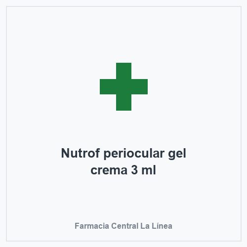 Nutrof periocular gel crema 3 ml