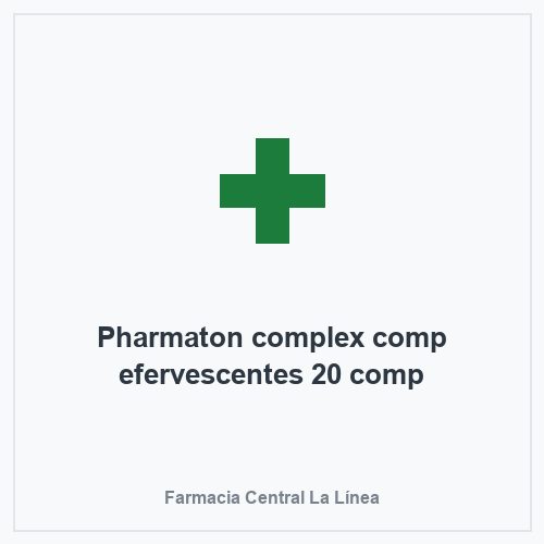 Pharmaton complex comp efervescentes 20 comp