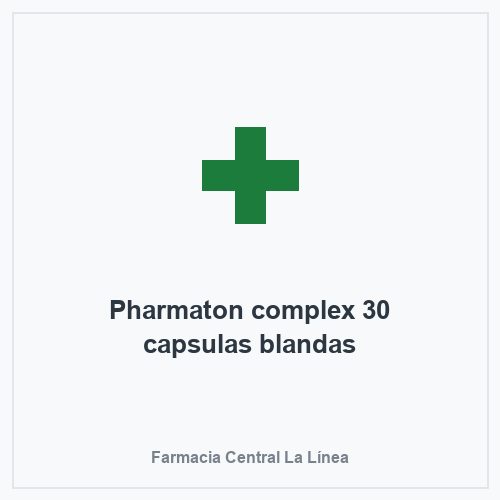 Pharmaton complex 30 capsulas blandas