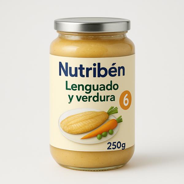 Nutriben lenguado verdura 250 g grandote