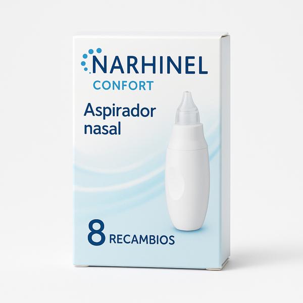 Narhinel confort aspirador nasal 8 recambios
