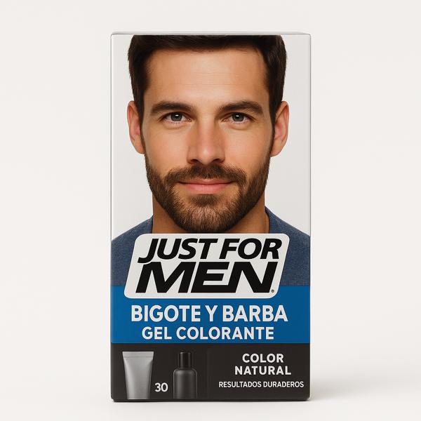 Just for men bigote y barba gel colorante 30