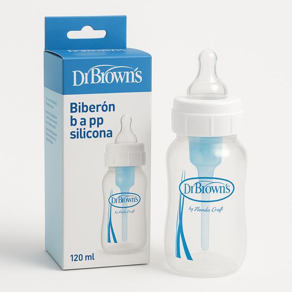 Biberon b a pp silicona 120 ml dr browns anti