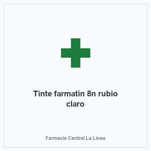 Tinte farmatin 8n rubio claro