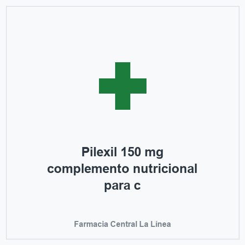 Pilexil 150 mg complemento nutricional para c