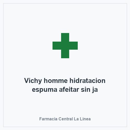 Vichy homme hidratacion espuma afeitar sin ja