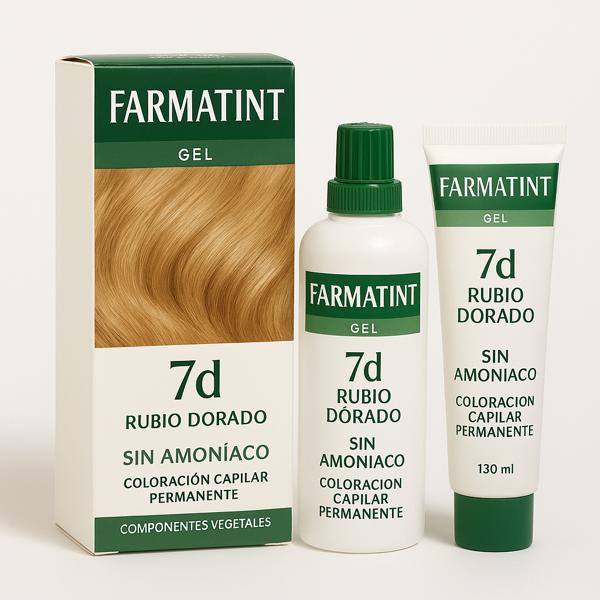 Farmatint c rubio dorado 7d 130 ml tinte