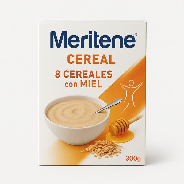 Meritene Cereal 8 Cereales con Miel 300 300 gr