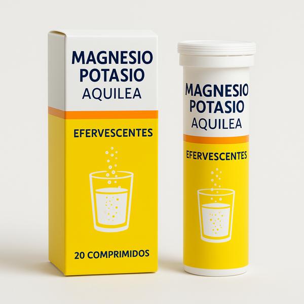 Magnesio potasio aquilea efervecentes